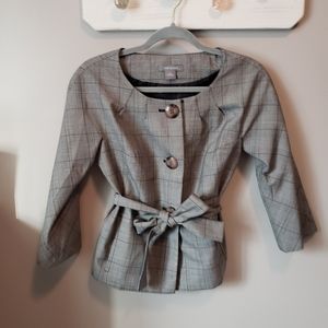 Ann Taylor tie front jacket
